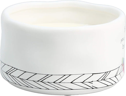 Pavilion Gift Company Double Wick Butterfly Candle, 100% Soy Wax & Cotton Wicks, Tranquility Scent