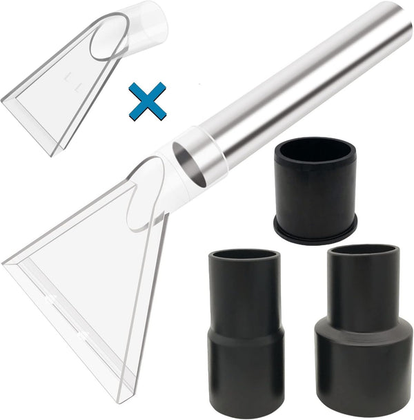 Universal Extractor Attachment for All Shop Vacs with 2-1/2", 1-7/8", & 1-1/4" Adapters for Cleaning