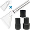Universal Extractor Attachment for All Shop Vacs with 2-1/2", 1-7/8", & 1-1/4" Adapters for Cleaning