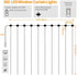 Epicgadget 300 Epidgadget Window Curtain String Lights, LED USB Powered Copper Wire String Light with Remote Control
