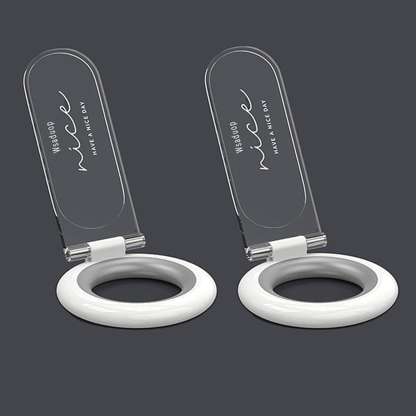 Toilet Lid Lifter, Toilet Seat Handle Avoid Touching Toilet Cover, 2 PCS White