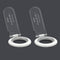 Toilet Lid Lifter, Toilet Seat Handle Avoid Touching Toilet Cover, 2 PCS White