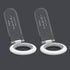 Toilet Lid Lifter, Toilet Seat Handle Avoid Touching Toilet Cover, 2 PCS White