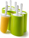 Zoku Classic Pop Molds, 6 Easy-release Popsicle Molds with Sticks and Drip-guards