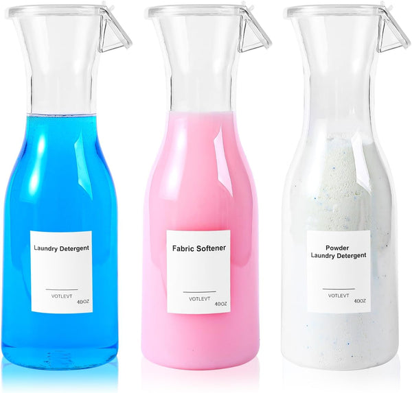 40OZ Laundry Detergent Dispenser, Laundry Soap Dispenser, Fabric Softener Dispenser, Liquid Laundry