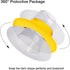 LADYBRO 10Sets Wide Brim Fedora Hat Holder - 360° Protect Hats in Travel, Plastic Cap Mold Protectors