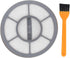 ApplianPar Vacuum Filter Replacement with Brush for Eureka Airspeed EF-7 AS3001A, AS3008A, AS3011A, AS3030A (Pack of 2)