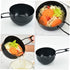 Mini Wok Stew Pot with Handle, Multi-Functional Cooking Pot for Home Stove, Iron Kitchenware