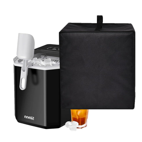 Ice Maker Cover for Silonn Ice Maker Countertop SLIM21, Heavy Duty Heat-Resistant Waterproof Universal Protective Cover