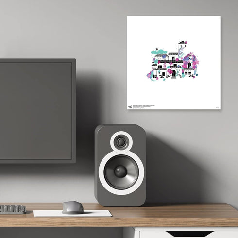 Trends International Gallery Pops Disney Encanto - Painted Paradise House Wall Art Poster, 12" x 12"