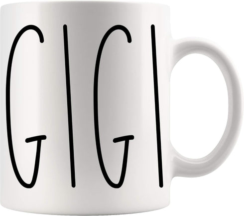 Gigi Mug Gift for Christmas, Birthday, Mother's Day - Family Coffee Cup, 11oz