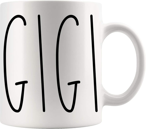 Gigi Mug Gift for Christmas, Birthday, Mother's Day - Family Coffee Cup, 11oz
