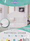 Abstract Waterproof Mattress Cover - 28x52x8 Standard Cribs & Toddler Beds -Vinyl Plastic