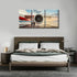 Jet Engine Wall Art for Living Room, Aviation Decor, Modern Airliner Canvas Prints for Bedroom and Office, 42"Wx20"H