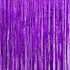 Allgala 2-Pack Purple Tinsel Table Skirt, 29x108 Inch Metallic Foil Fringe for Party Event, Parade Float