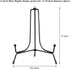 2 Pack Upgraded Plate Display Stands, 12 Inch Anti-Slip Iron Photo Holder Stands, Compatible with 13 to 18 Inch