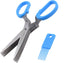 Herb Scissors with Kitchen Gadgets Retail Package - Multipurpose Kitchen Shears with 5 Sharp Blades