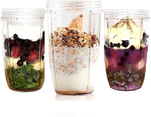 Nutribullet Flip Top To Go Lid with 32oz Tall Cup, Compatible with Nutribullet 600W 900W Blenders