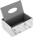 PU Leather Tissue Box Cover, Multifunctional Holder with Stationery Remote Control Box, Stylish Desktop Tissue Paper