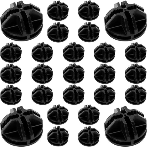 30Pcs Wire Cube Connectors, Plastic Storage Cube Connectors for Modular Closet Organizer and Wire Grid Shelving