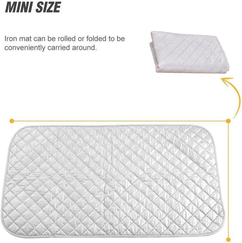 Ruibo Magnetic Ironing Mat Blanket, Iron Board Alternative Cover, Quilted Washer Dryer Heat Resistant Pad, Portable