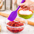 Restaurantware 10.6 Inch Silicone Spatula, Flat Flexible Mixing Spatula, Dishwasher-Safe, Heat Resistant Up To 570F,