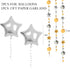 Retirement Party Decorations Supplies, Black and Gold Happy Retirement Banner, Star Shape Foil Balloons, Folding Paper