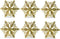 DII Christmas Thanksgiving Holiday Tabletop Décor Collection - Decorative Napkin Ring Holder Set, Gold Snowflake