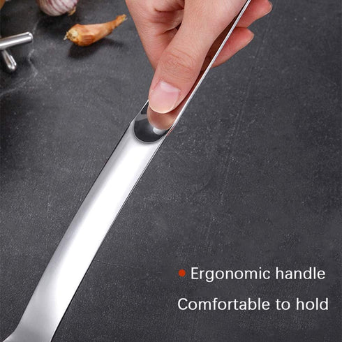 Stainless Steel 12 Inch Oil Separator Soup Ladle, Gravy Skimmer Spoon, Hot Pot Grease Strainer for Kitchen Cooking