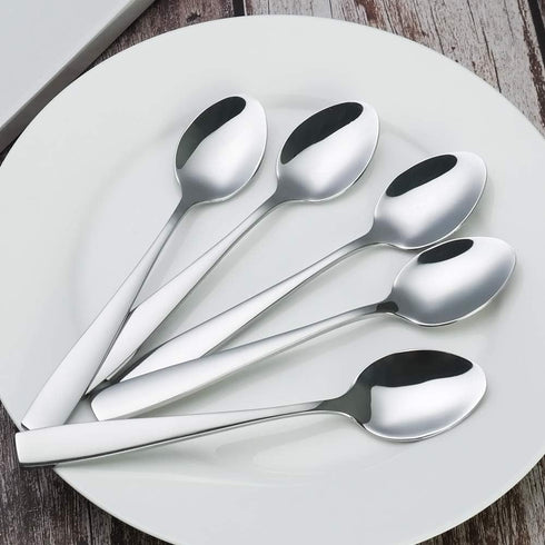 12-Piece Stainless Steel Teaspoon Set