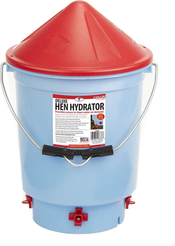 Little Giant Deluxe Hen Hydrator | Chicken Waterer | Poultry Water Dispenser