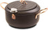 Japanese Tempura Deep Fryer Pot 2.3L with Fahrenheit Thermometer, Nonstick Coating, Easy Clean, Black