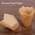 150 pcs Tulip Cupcake Liners, Natural Baking Cups, Muffin Paper Liner, Grease-Proof Wrappers for Parties