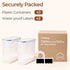 6.7Qt Set 2 Countertop ComSaf Cereal Storage Container of - Ideal for Home Cooks Storing Cereal and Organized Families