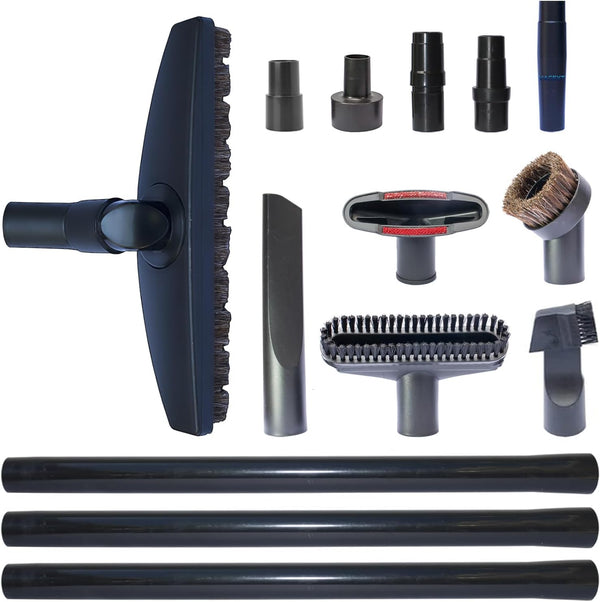 Universal Vacuum Attachments - Hardfloor Brush and Replacement Accessories for Vacuum Cleaners