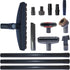 Universal Vacuum Attachments - Hardfloor Brush and Replacement Accessories for Vacuum Cleaners