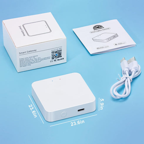Smart Zigbee Hub for JaeJaes Motorized Shades, Works for Blackout Smart Windows Blinds, Compatible with Alexa