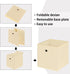 Foldable Storage Cubes Bins, 11 Inch Cloth Storage Box, Fabric Organizer Baskets with Dual Handles, Set of 3