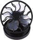 Electric Mini Clip-on Solar Fan - Air Conditioner Cooling Cell Fan for Outdoor, Home, Travel, Camping, Hiking