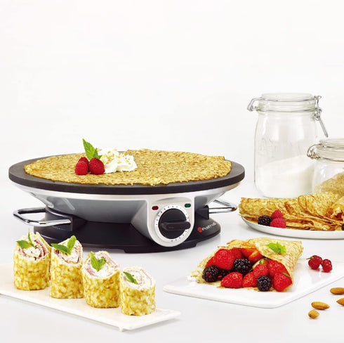 No Edge Crepe Maker, 13 Inch Electric Griddle & Non-stick Pancake Maker, Crepe Pan