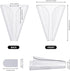 CHENGU 2 Counter Pcs Plastic Soap Holder Drainage Wall Mounted Soap Saver Tray Self Draining Dish No Drilling
