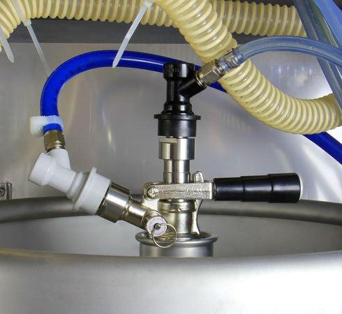 Kegco KMKCAL Keg Coupler Adapter, Liquid, Stainless Steel