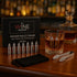 Bullet Whiskey Chillers Stones, Set of 6 Stainless Steel Bullet Shaped Ice Cubes, Gift Box, Tongs, Storage Bag