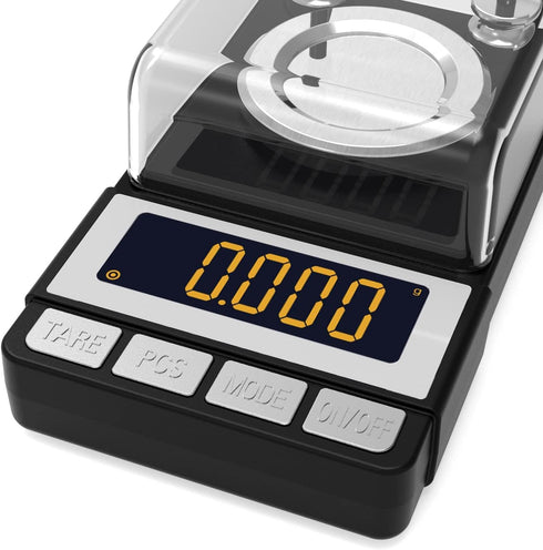 WEIGHTMAN Milligram Scale 50g / 0.001g, High Precision Jewelry Scale with 2X 20g Calibration Weight