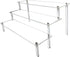 Acrylic Riser, Clear Display Risers Stand for Perfume Organizer, 3 Tiered Cupcake Shelf for Collection