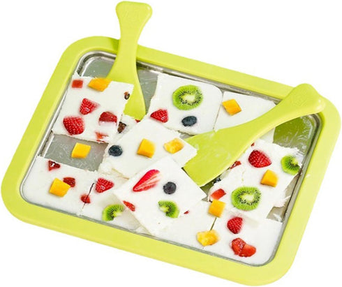 Ice Maker,Ice Cream Makers,Yogurt Countertop Machine,Stainless Steel Homemade DIY Instant Freeze Dried