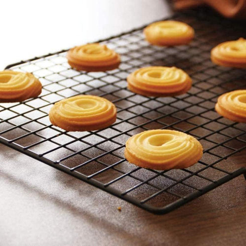 Cooling Racks, Non-Stick Stainless Steel Baking Rack Tray, 2 Pack 11.02 Inch Cake Cooling Wire for Biscuit, Pizza