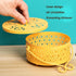 Portable Iron Mosquito Incense Coil Holder Box with Lid and Handle for Home Outdoor Garden, Black
