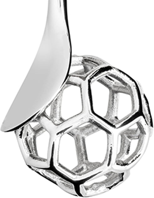 Alessi "Acacia" Honey Dipper in 18/10 Stainless Steel, Mirror Polished, Silver