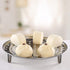 Stainless Steel Steam Holder, Round Steaming Tray Insert, Cooking Accessories for Pots, Pans, Crock Pots (20cm)